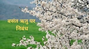 Essay on spring season in Hindi